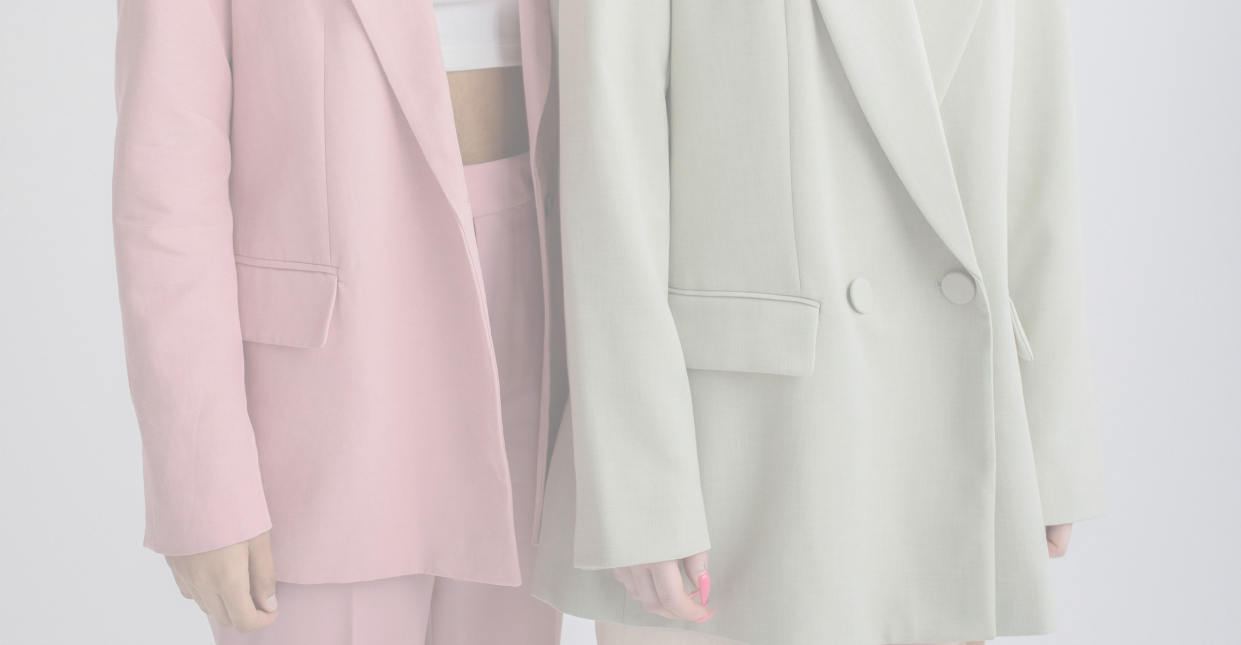 Two fashion models in jackets