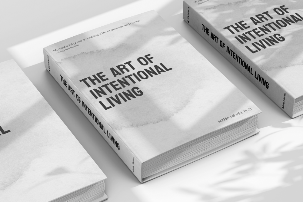 Three hard cover copies of The Power of Less